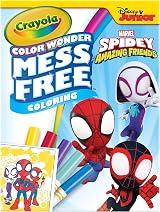 CRAYOLA Color Wonder Marvel Spidey and His Amazing Friends Mess-Free Colouring view 2