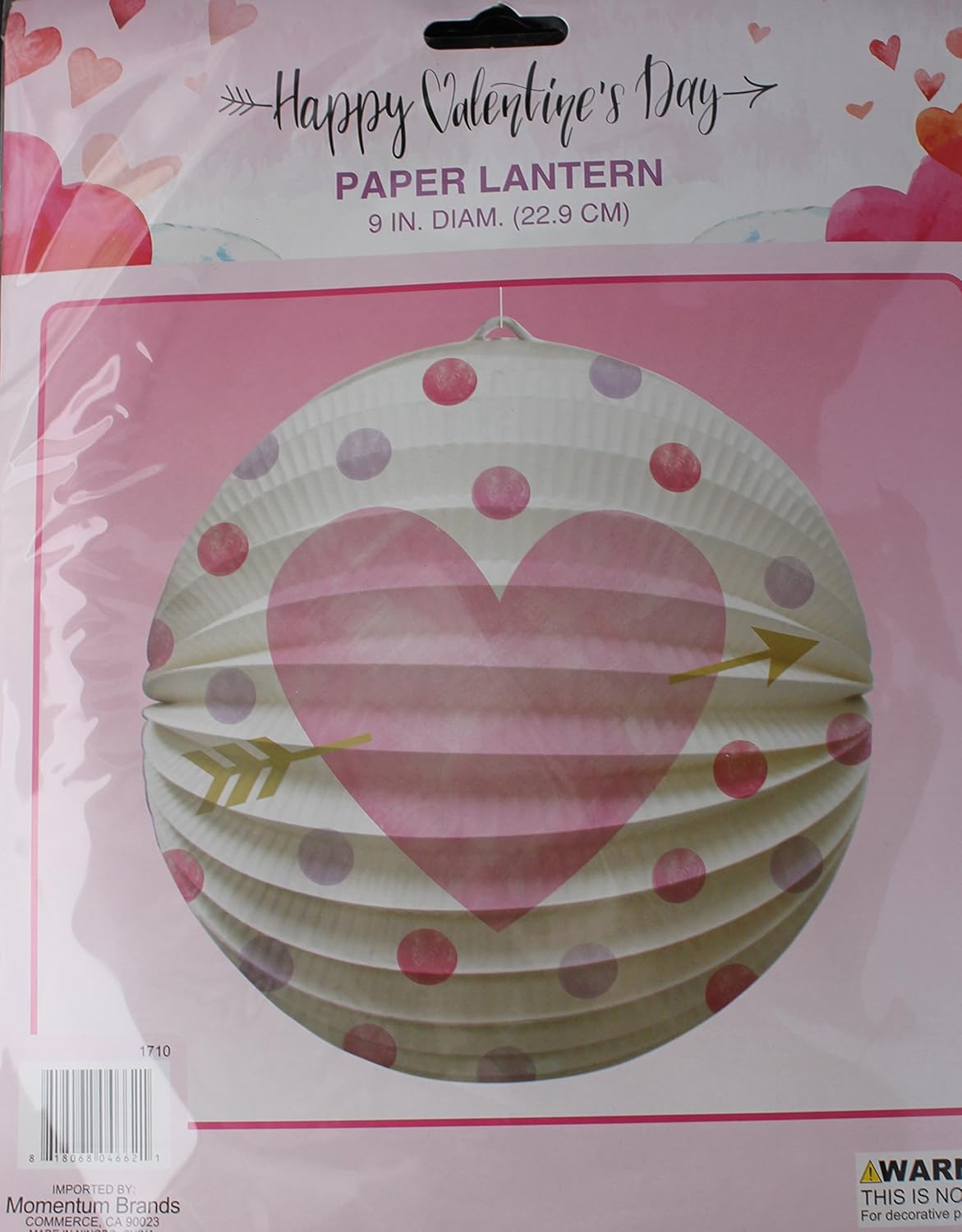 Amazon Com Heart Design 9 Inch Paper Lantern Happy Valentines