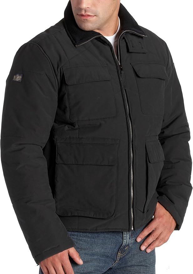 Nautica Jeans Men's Midweight Multi Pocket Jacket Amazon.co.uk Clothing