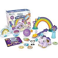 Learning Resources Coding Critters Magic Coders Skye The Unicorn - Code Games for Boys and Girls, Robotics for Kids, STEM Pro