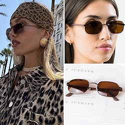 SDINM Polarized Square Sunglasses for Women Men