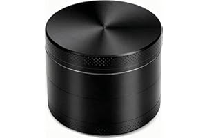 Spice Crusher for Kitchen Use – Durable Manual Crusher for Cooking Spices & Seasoning, Easy to Use and Clean (Black)