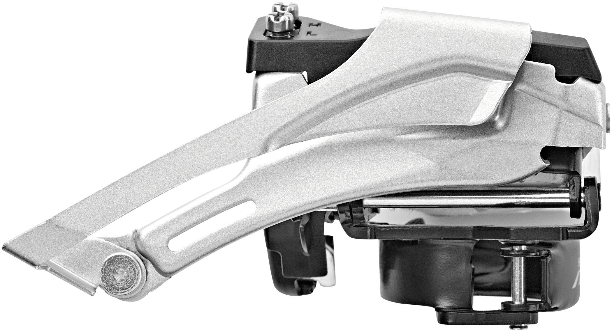 SHIMANO Acera FD-T3000-2 Acera front mech, 9-speed double, top swing, dual pull, multi fit, One Size, EFDT30002TSX3,silver