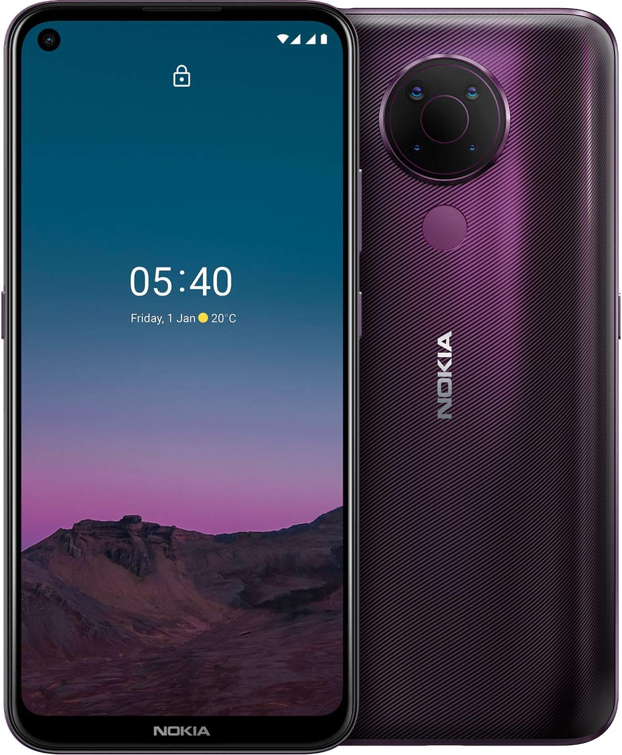 Nokia 5.4 Smartphone mit 6,39-Zoll-HD+-Display, 4 GB RAM, 128 GB