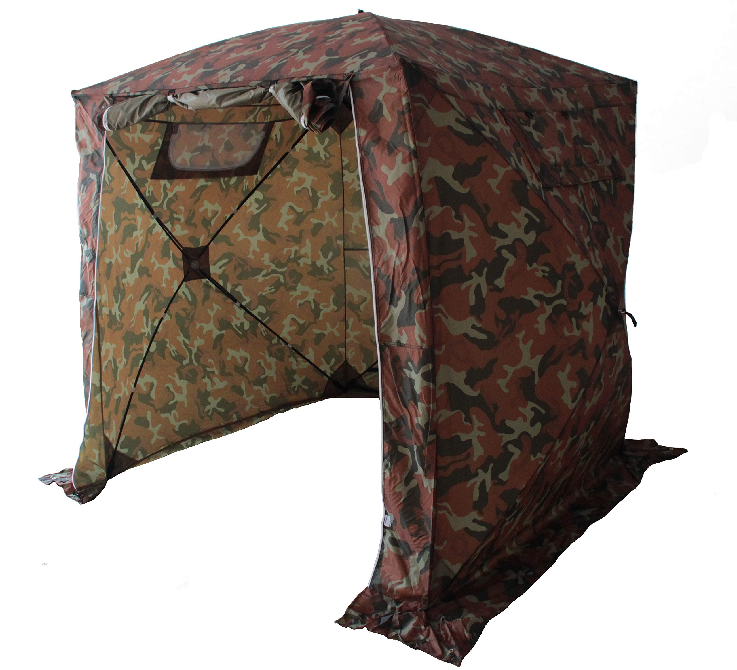 Goutime Adventure Works Tent 2x2m Compact Pop-up Shelter for Outdoor Camping, Fishing & Events – Portable All-Purpose Camouflage Tent.