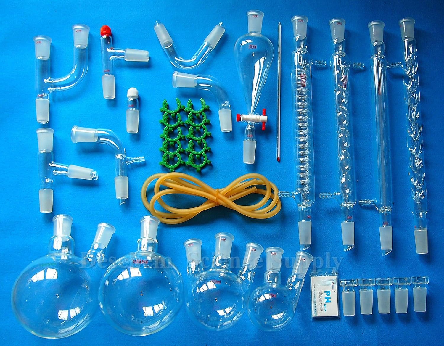 24 40 New Organic Laboratory Glassware Kit 45 PCS Lab Set Amazon