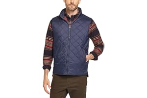 Weatherproof Vintage Mens Quilted Puffer Vest - Lightweight Padded Insulated Vest for Men
