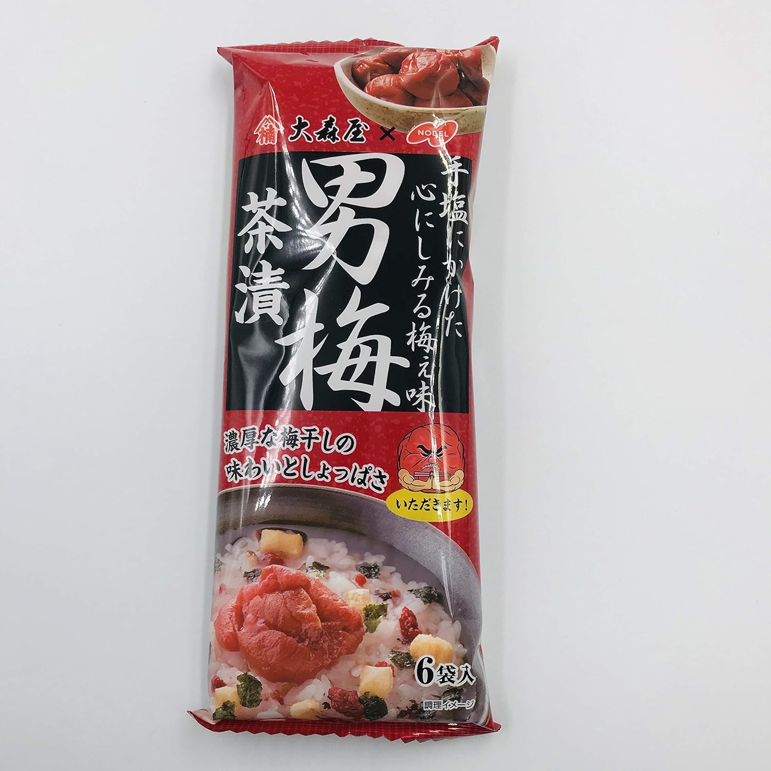 Japanese Umeboshi plum Otokoume Chazuke 6pcs(1 bag), Rice
