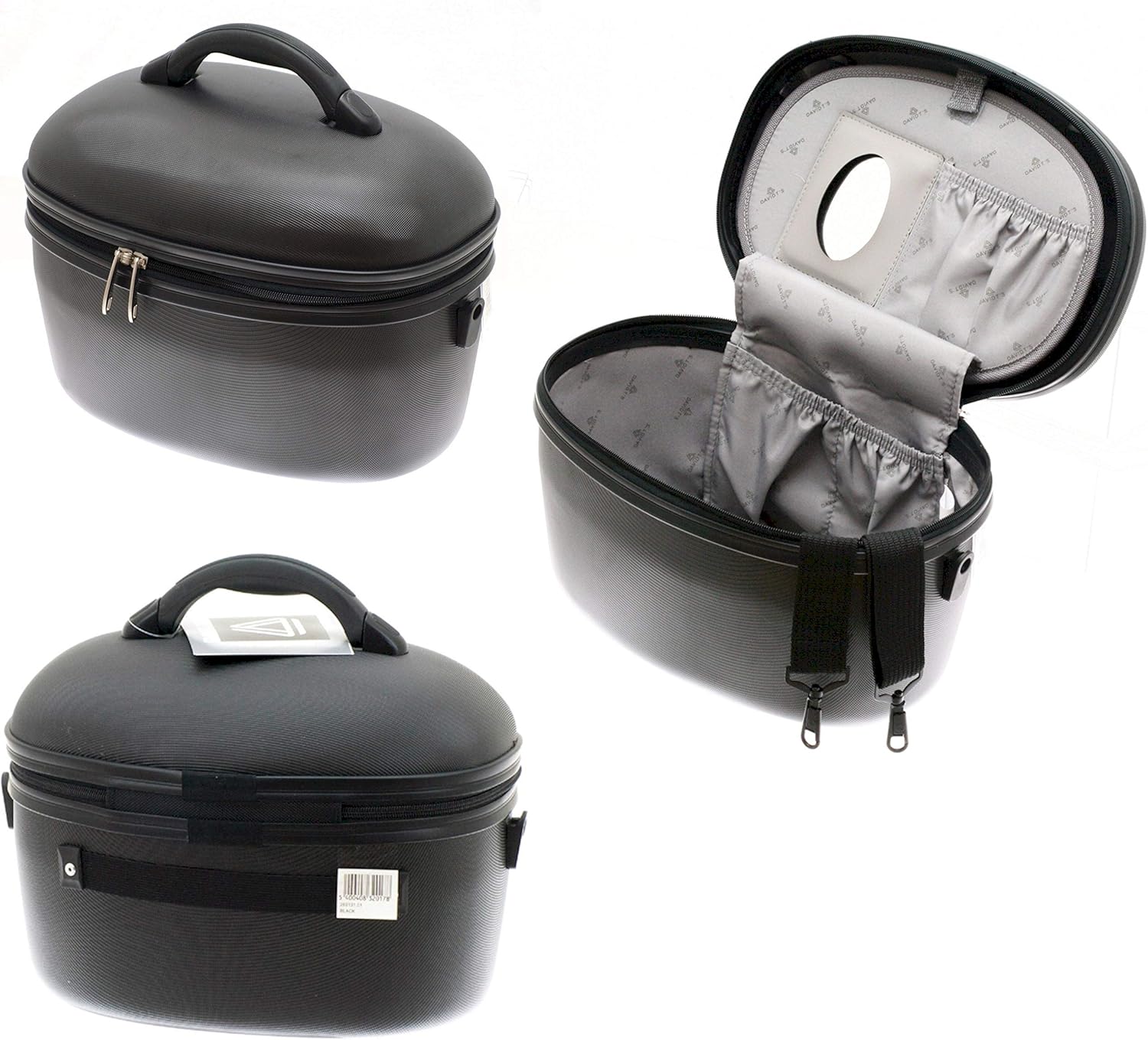 Davidt's Hard Shell Black Vanity Case Amazon.co.uk Beauty