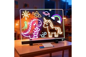 16-Inch LED Drawing Board for Kids | Light Up Doodle Board Glow Drawing Tablet | Reusable Kid Drawing Pad Toy | Easter Crafts