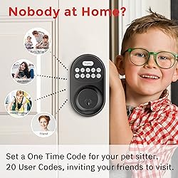 Hugolog Door Lock, Keyless Entry Door