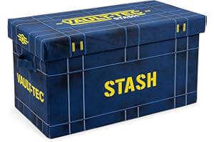 TOYNK Fallout 76 Vault-Tec Fabric Storage Bin | Cube Organizer for Cabinet, Closet | 24 x 12 Inches