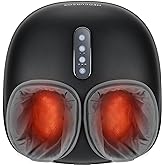 Medcursor Foot Massager with Heat - Shiatsu Feet Massage Machine Delivers Relief for Tired Muscles &amp; Plantar, Deep Kneading Therapy, Multi-Level Settings for Home, Office Use, Size up to 13"
