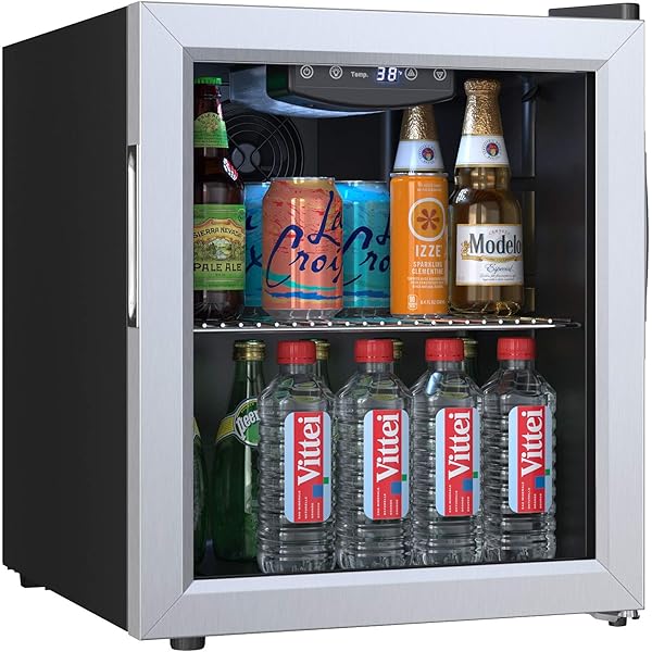 Newair 60 Can Beverage Cooler Compact Mini Fridge Chills, 59 OFF