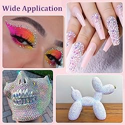 16000Pcs Resin Jelly Rhinestones with Tweezers for