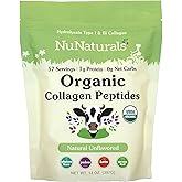Nunaturals Organic Collagen Peptides, 14 oz