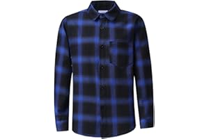 iLover Casual Boys' Short Sleeve Woven Shirt Button Down Shirts 6-14 Years