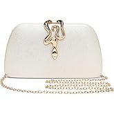 RNIEGA Evening Clutch Purses for Women Satin Pleated Top Handle Clutch Handbag Elegant Crossbody Purse for Wedding, Party