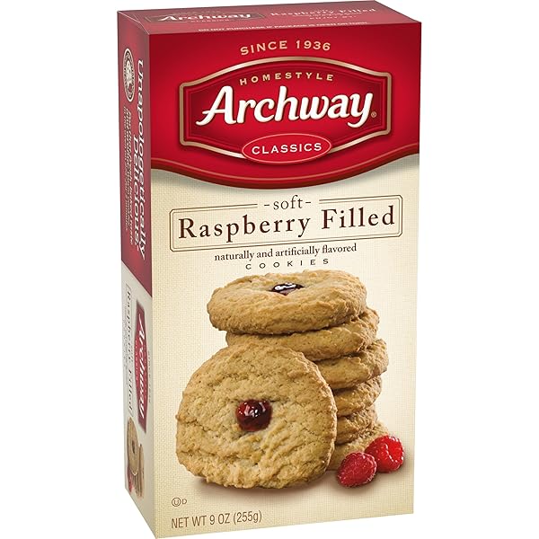 ARCHWAY COOKIES, RASPBERRY FILLED, 9 OZ