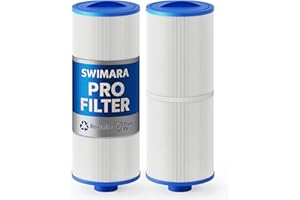 Swimara Hot Tub Filter Cartridge Compatible with Cal Spa Hot Tub Systems and Waterway 817-4050, Pleatco PWW50L, Unicel 4CH-949 & Filbur FC-0172 Spa Filter, 50 Sq.Ft Fine Thread, 2 Pack