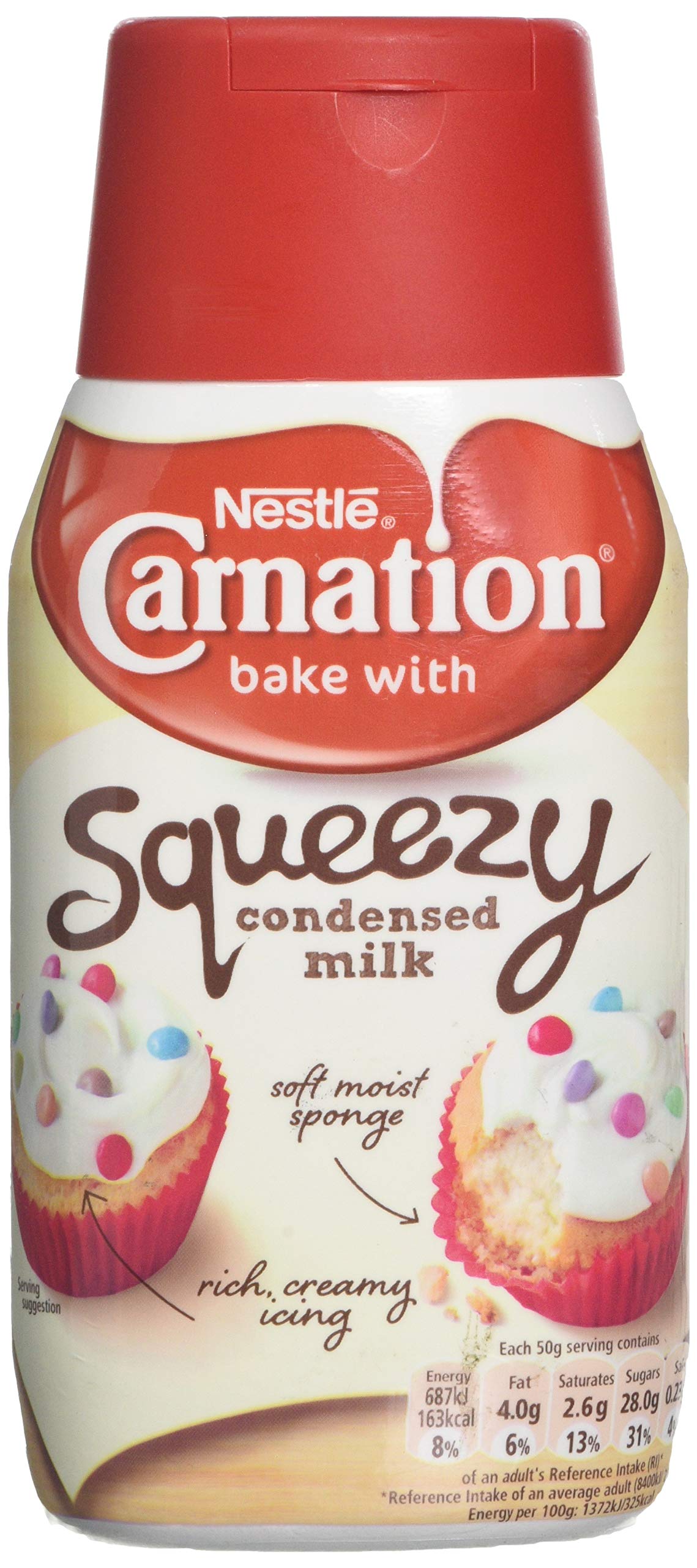 Nestlé Carnation Squeezy Sweetened Condensed Milk, 450 g Buy Online in United Arab Emirates at