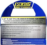 Estwing E1450PVCR 50ft PVC Rubber Hybrid Air Hose 1/4 Brass NPT Quick Connect view 7