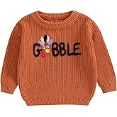 Engofs Baby Girl Boy Halloween Outfit Toddler Sweater Long Sleeve Warm Knit Pullover Fall Winter Clothes