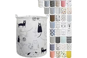 RoyBoder Collapsible Laundry Basket in Bedroom Waterproof Laundry Hamper in Bathroom Large Laundry Bag in College Dormitory Cloakroom Livingroom Nursery Organizer Toy Bin