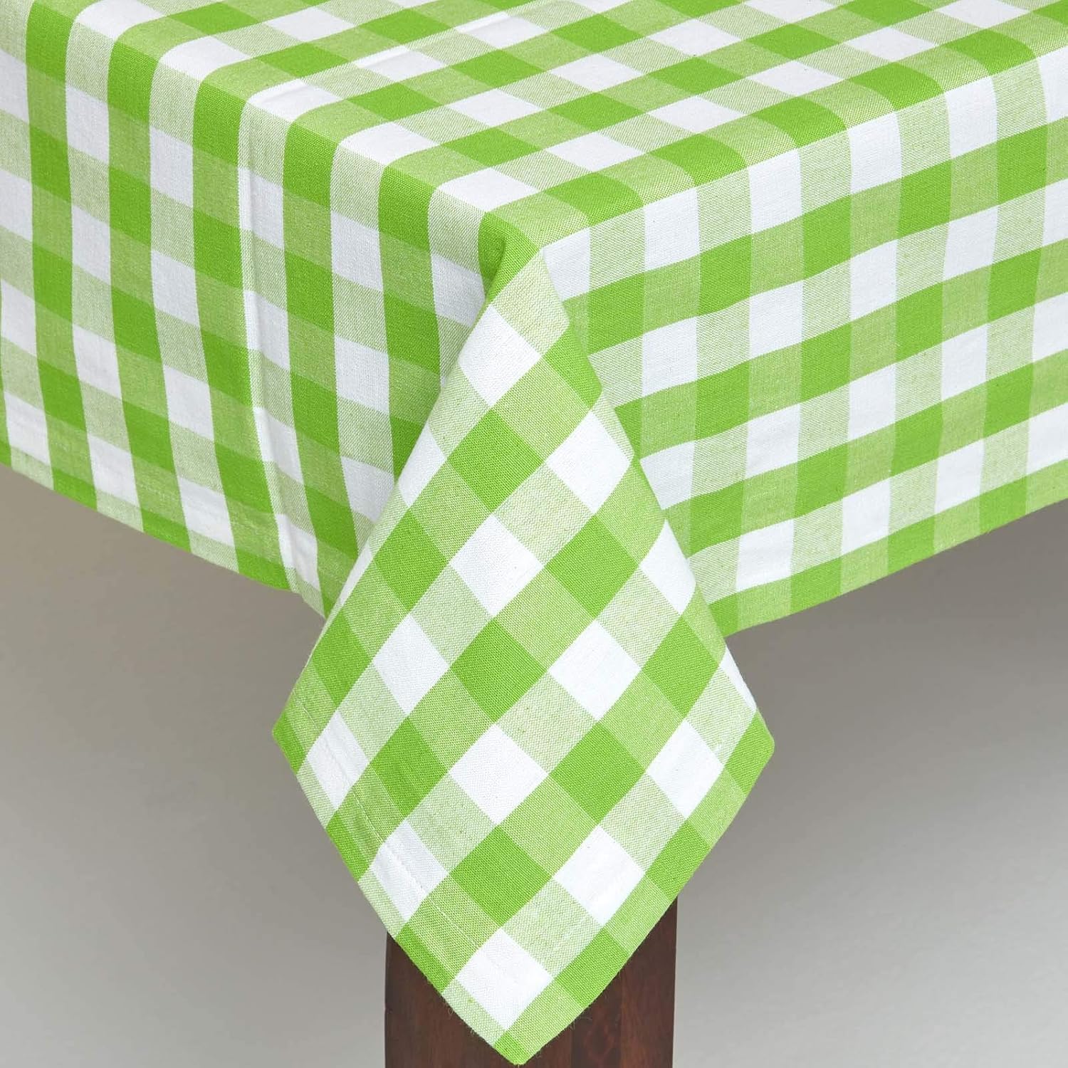 HOMESCAPES Tovaglia in cotone rettangolare 137x178 cm - 100% cotone, lavabile in lavatrice - arancione