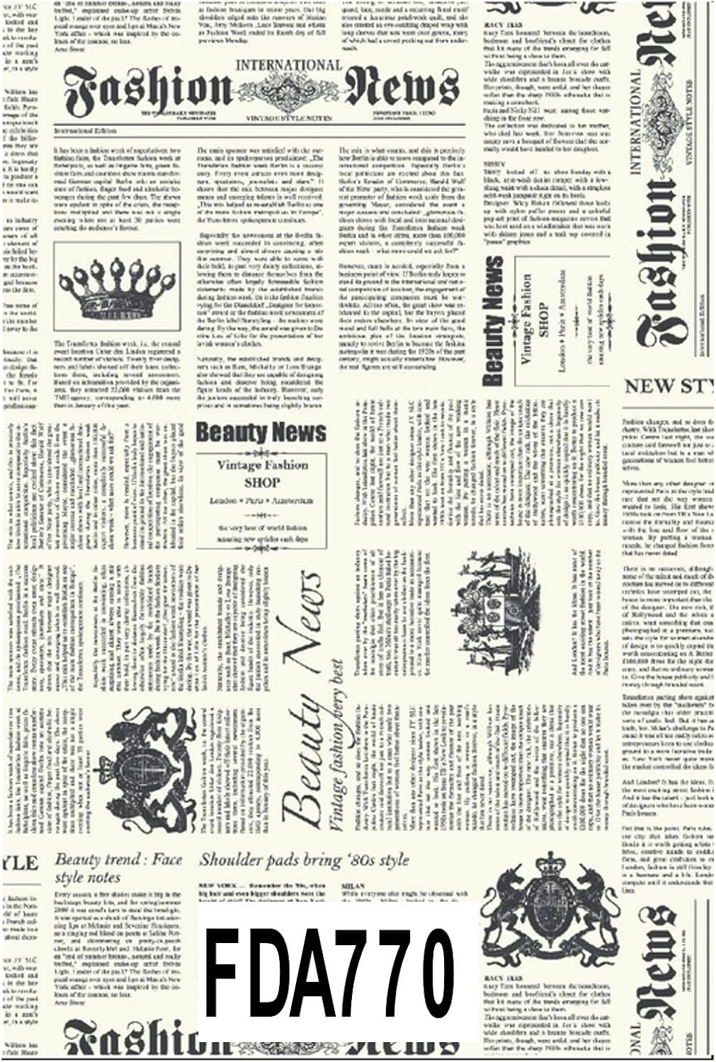 Decopatch carta N. 770 1 fogli di giornale modello Amazon.it Cancelleria e prodotti per ufficio