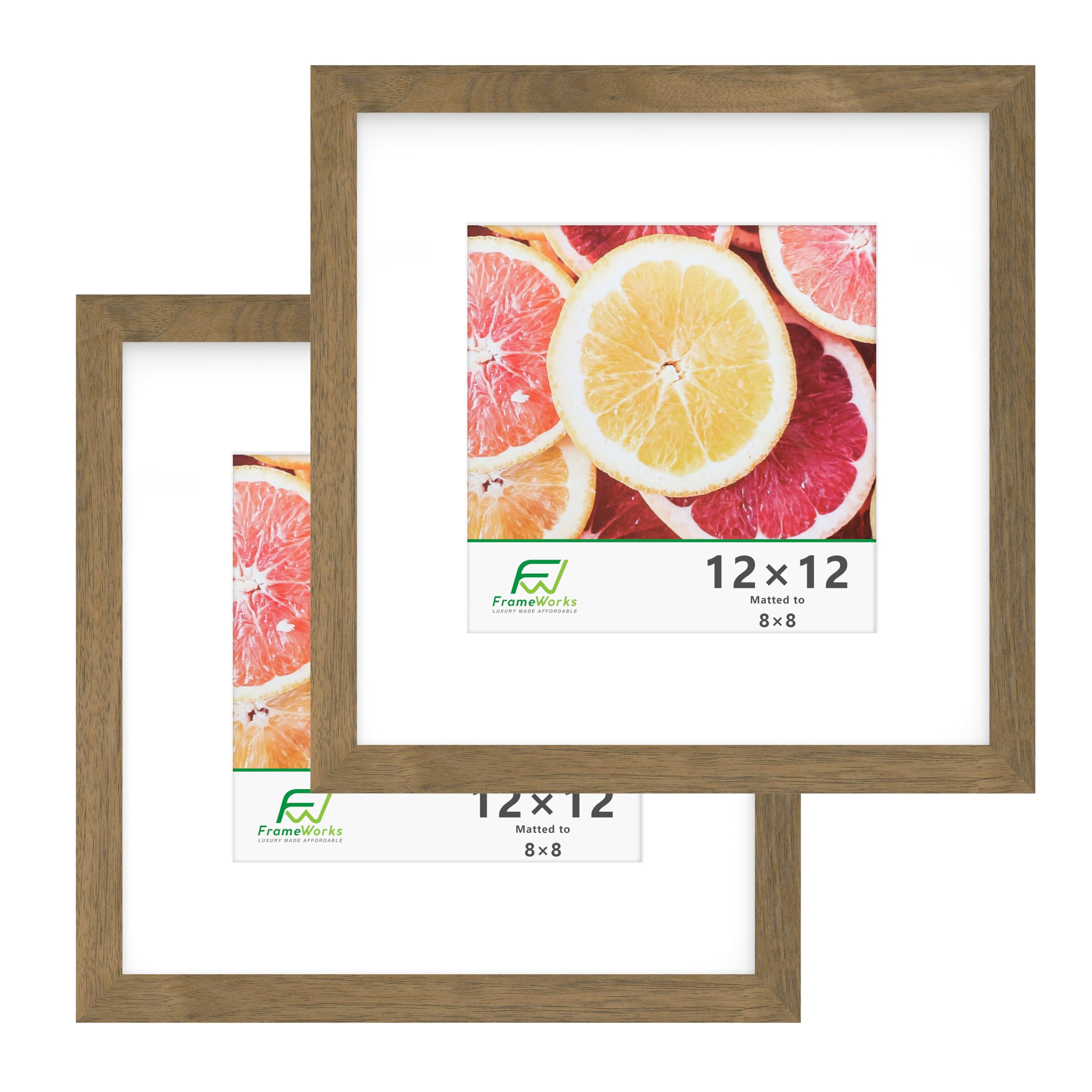 FrameWorks 2-Pack, 12x12 Matted to 8x8 Picture