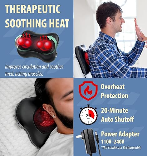 Neck Massager Zyllion Massage Pillow Zyllion Shiatsu Back And Neck