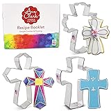 Cross Cookie Cutters 3-Pc. Set Made in USA by Ann