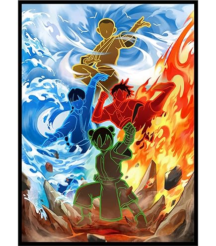 Amazon.com: Avatar The Last Airbender Premium Card Sleeves | 100 Oversized  Sleeves Fit Standard Size Playing & Collector Cards | Back Artwork  Featuring Aang : Toys & Games