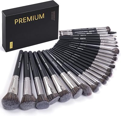 Maange 25Pcs Makeup Brush Set Professional Synthetic Brushes Gift Box