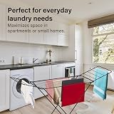 Vivo Technologies Clothes Airer Drying Rack Winged 18M Foldable 182x50x100cm view 4