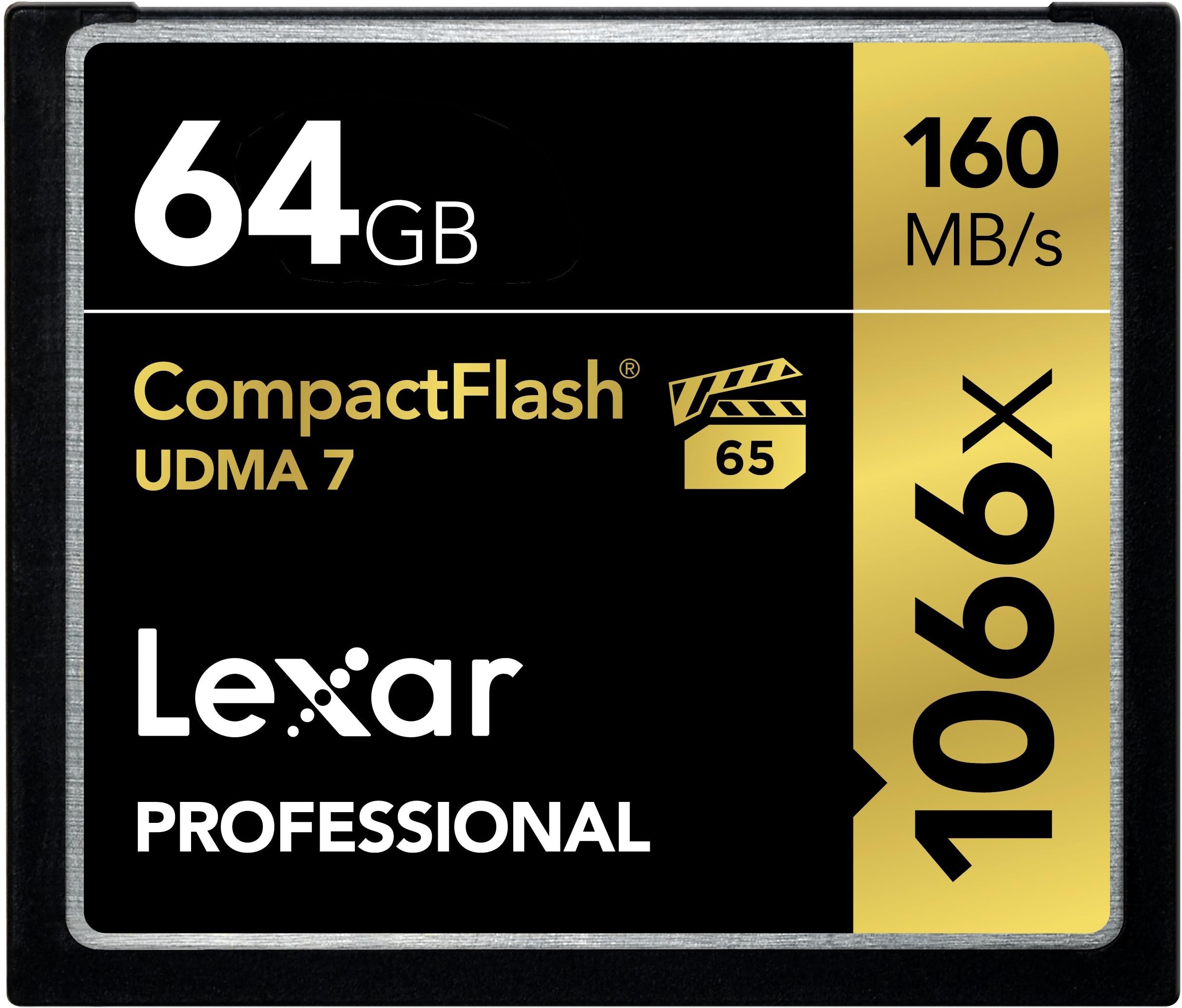Lexar Professional 1066x 64GB CompactFlash Card LCF64GCRBNA1066