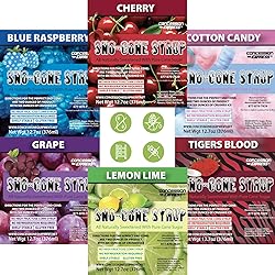 12.7oz Pure Cane Sugar Sno-Cone Syrup-Contains No