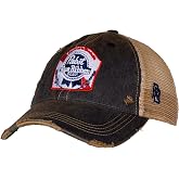 Pabst Blue Ribbon Retro Brand Distressed PBR Trucker Hat Brown