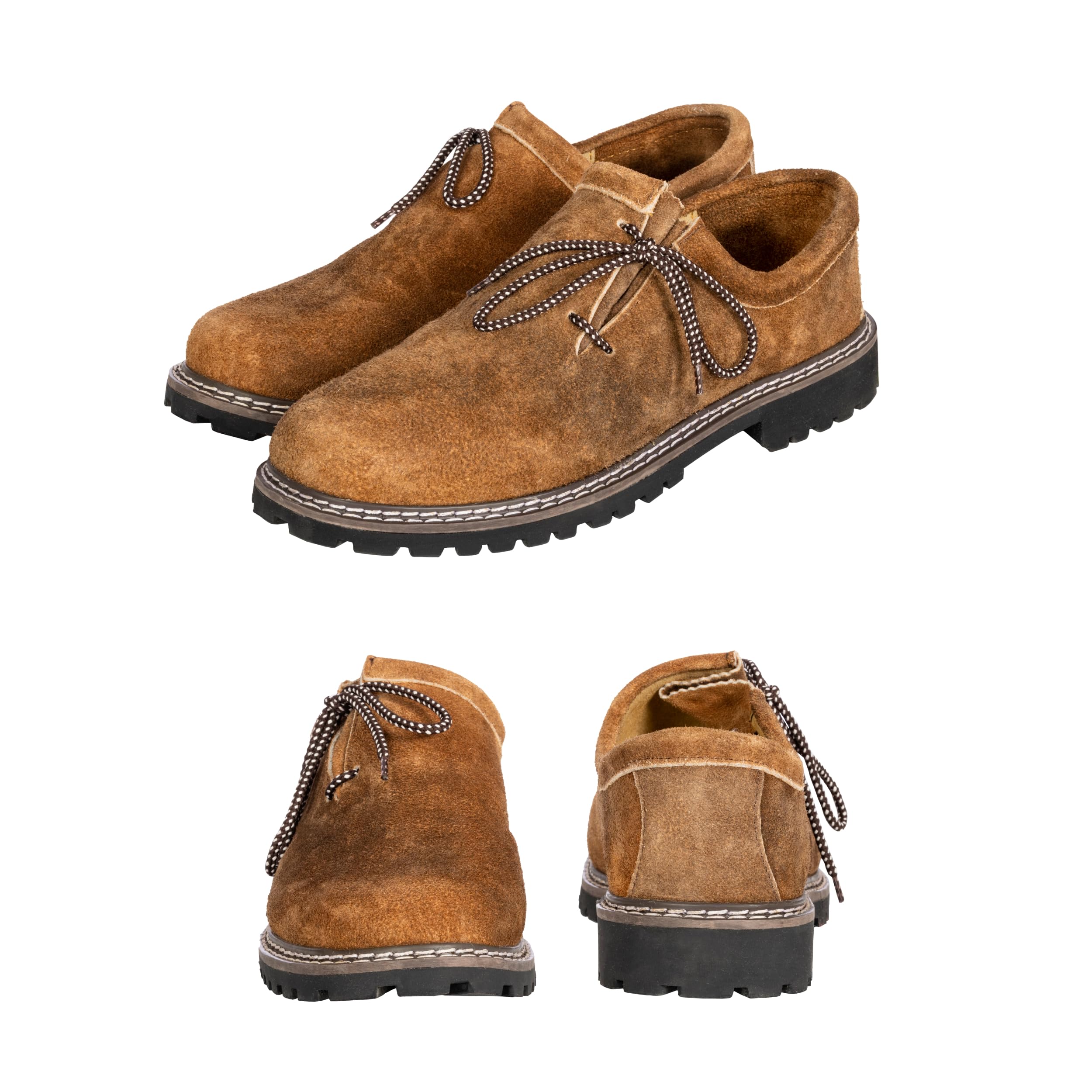 Photo 1 of BAVARIA TRACHTEN Lederhosen Shoes Trachten Boots - Haferl Authentic German Shoe for Oktoberfest Outfit - Trachten Shoes - Oktoberfest Shoes - Real Leather - Olive 9
