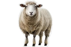 MAMMA KIDDIE Life Size Cardboard Cutout Standup | Waterproof | Animals - Sheep