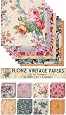 Rococo Baroque Floral Pattern Paper Pack – 16 Sheets Double-Sided 25x25cm For Scrapbooking & Crafting - View #3