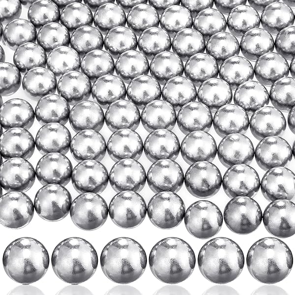 100 Billes Caoutchouc-Acier Calibre .68 - Pour Paintball Et Défense - 7,1g Pièce