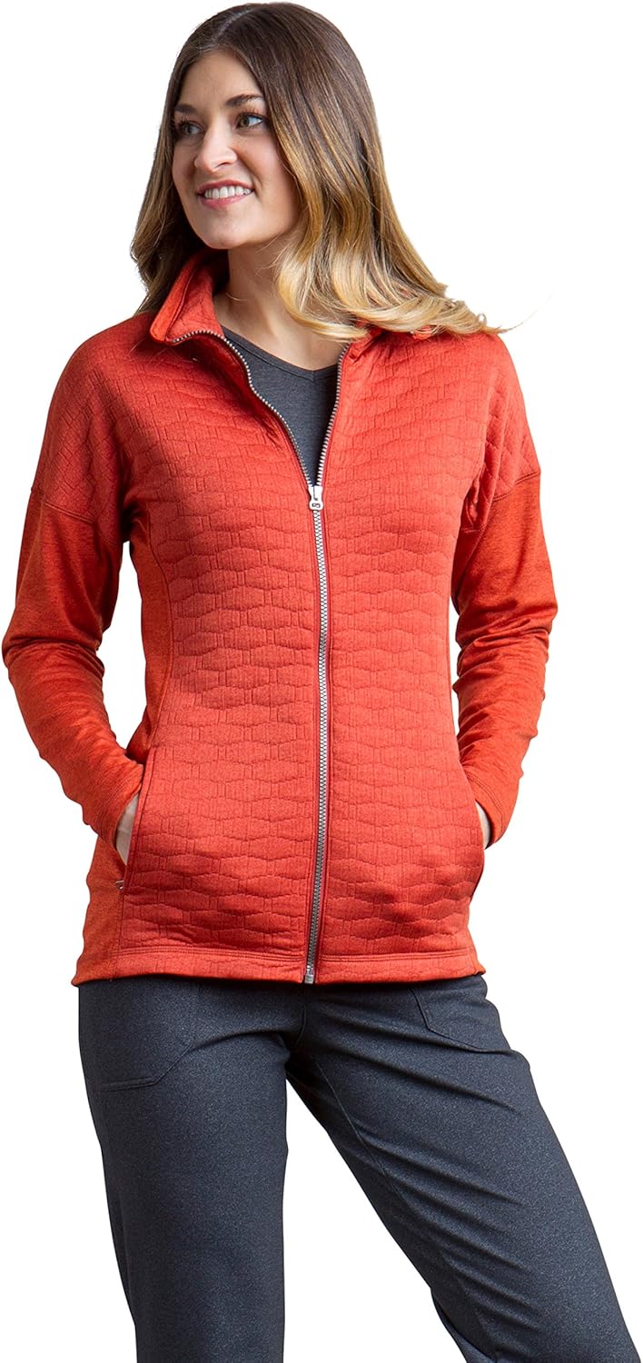 ExOfficio Women's Kelowna Full Zip Jacket: Clothing