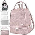 DERJUNSTAR Breast Pump Bag, Compatible with Spectra S1 and S2, Portable Carrying Case, breastmilk storage bag, spectra breast pump, Pink