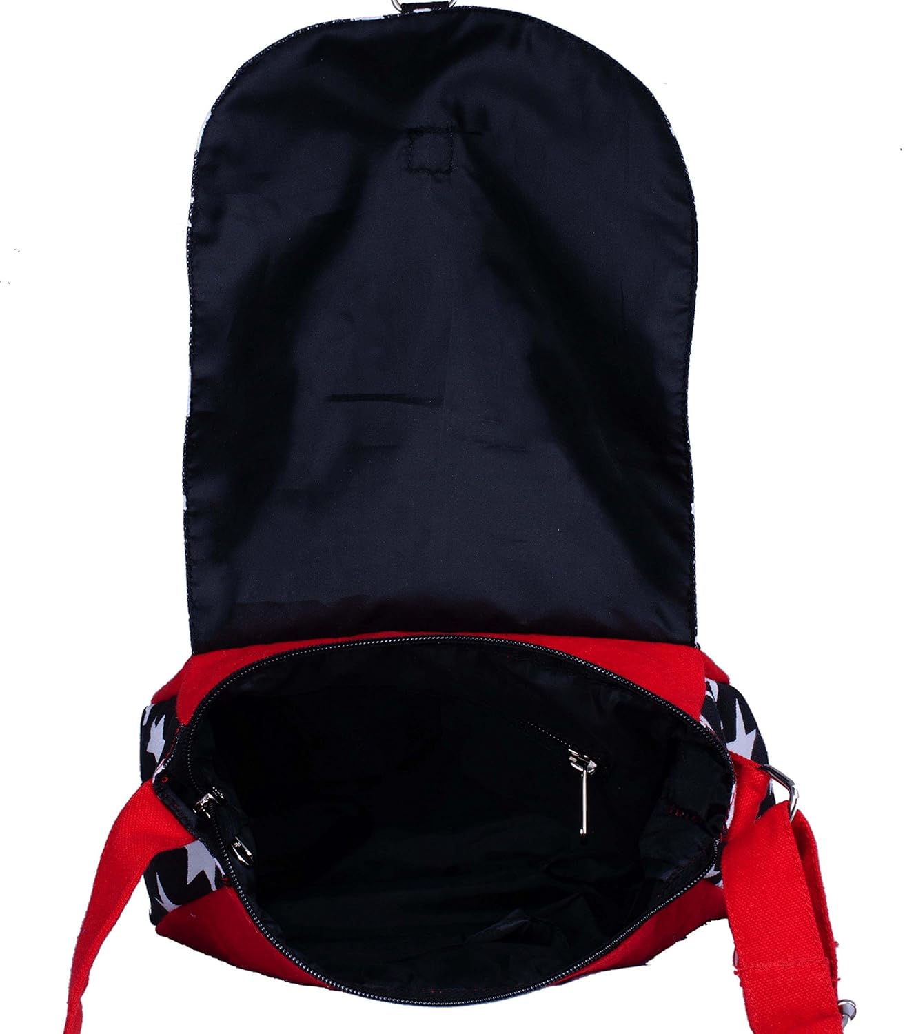 vivinkaa star red canvas sling bag for women