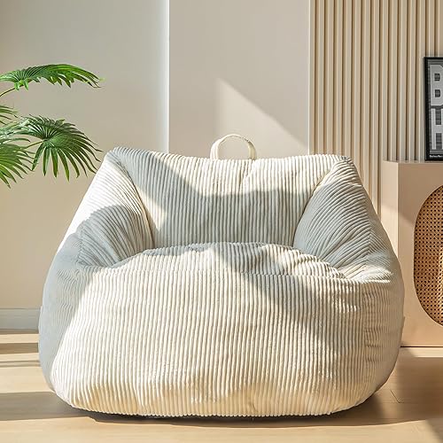 MAXYOYO Bean Bag Chair, Floor Sofa with Handle, Bean Bag Chairs
