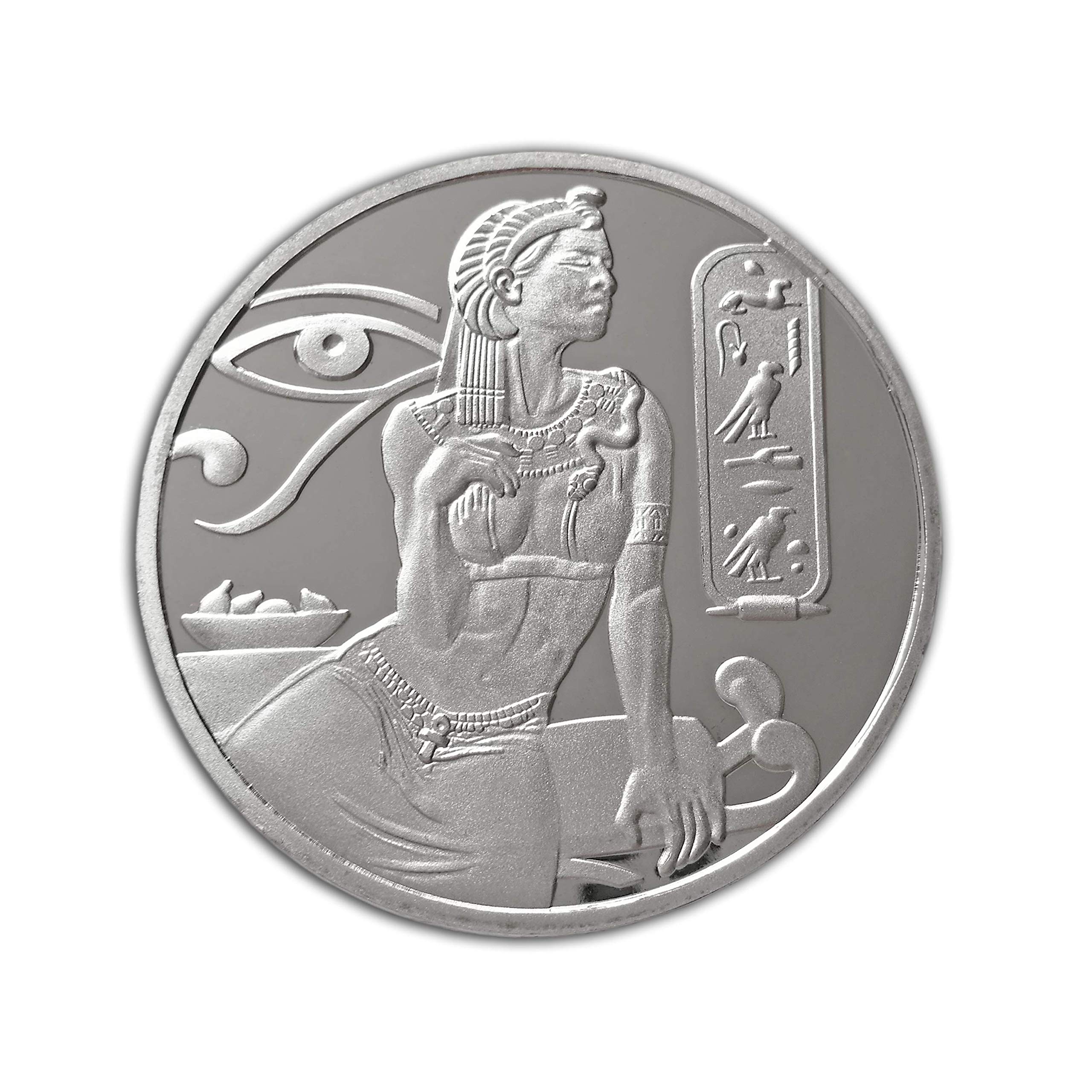 Eillwin Cleopatra Egyptian Queen Rare Collectable & Commemorative Shiny Souvenir Coin