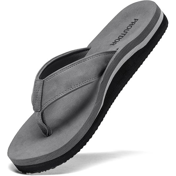 Amazon.com | Men Sandals Flip Flop with Orthotic Arch  display picture 3
