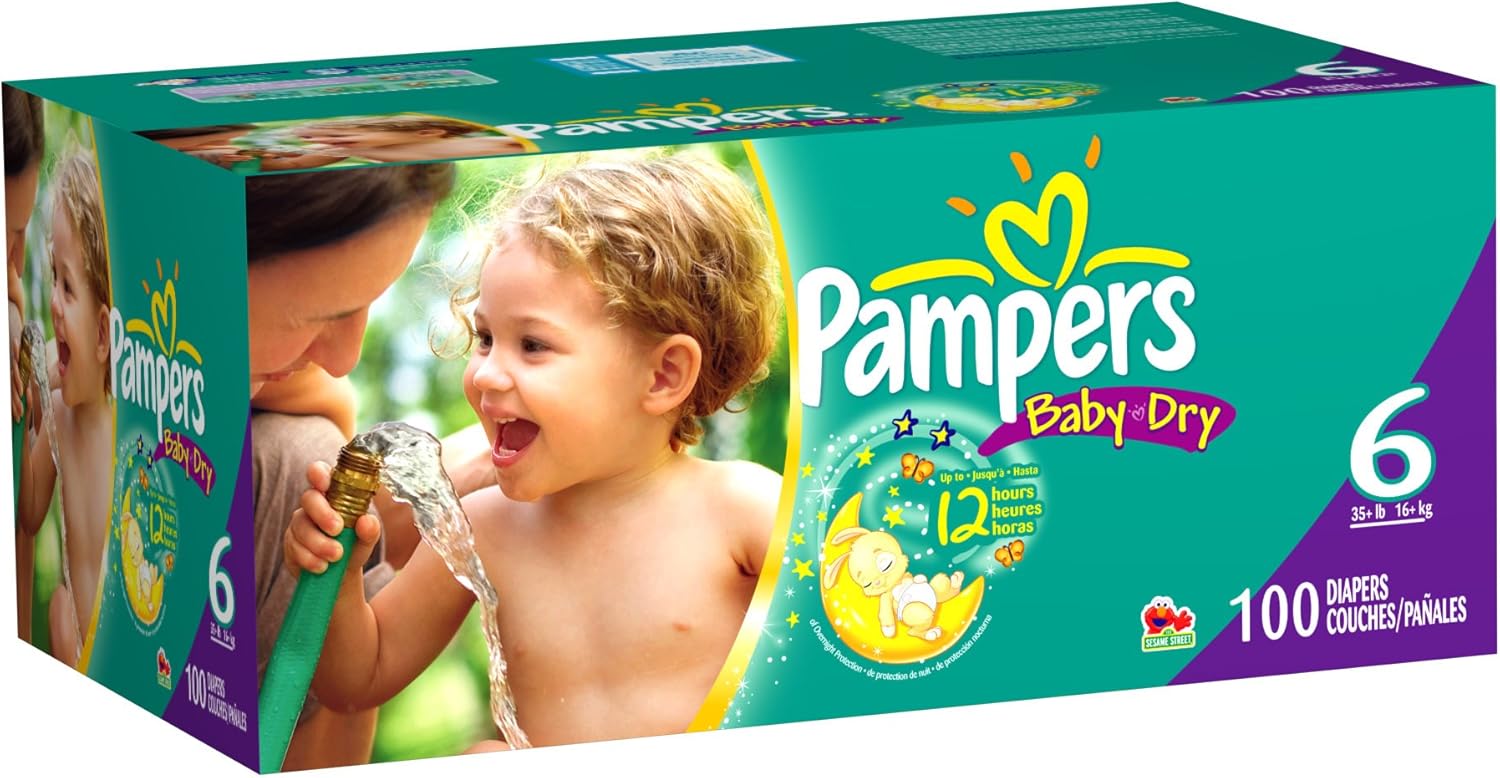 pampers giant pack size 6